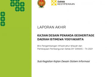 Kajian Desain Penanda Geoheritage Daerah Istimewa Yogyakarta