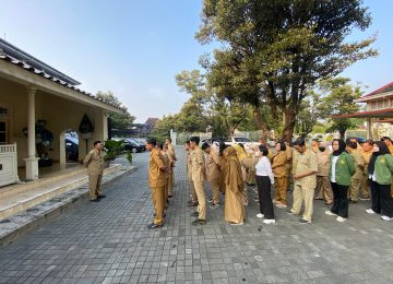 Sosialisasi Anti Narkoba Biro PIWP2 Setda DIY dalam Apel Rutin