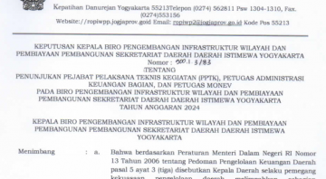 SK PPTK Biro PIWP2 Setda DIY Tahun 2024