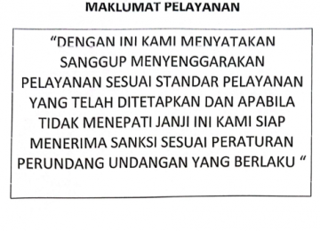 Maklumat Pelayanan Biro PIWP2 Setda DIY