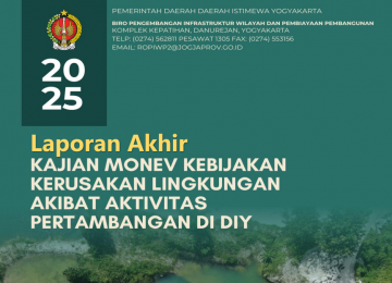 Laporan Akhir Kajian Monev Kerusakan Lingkungan Akibat Aktivitas Pertambangan di DIY