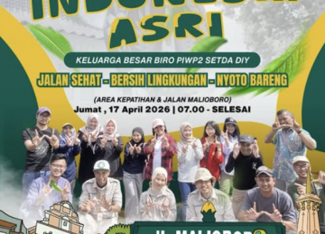 Sehat dan Guyub: Keluarga Besar Biro PIWP2 Siap Gelar Jalan Sehat dan Aksi Bersih Malioboro