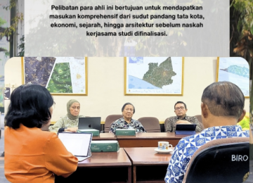 Matangkan Kajian Kewilayahan, Biro PIWP2 Gandeng Pakar Bahas Draft Kerjasama Studi Pedestrian Malioboro